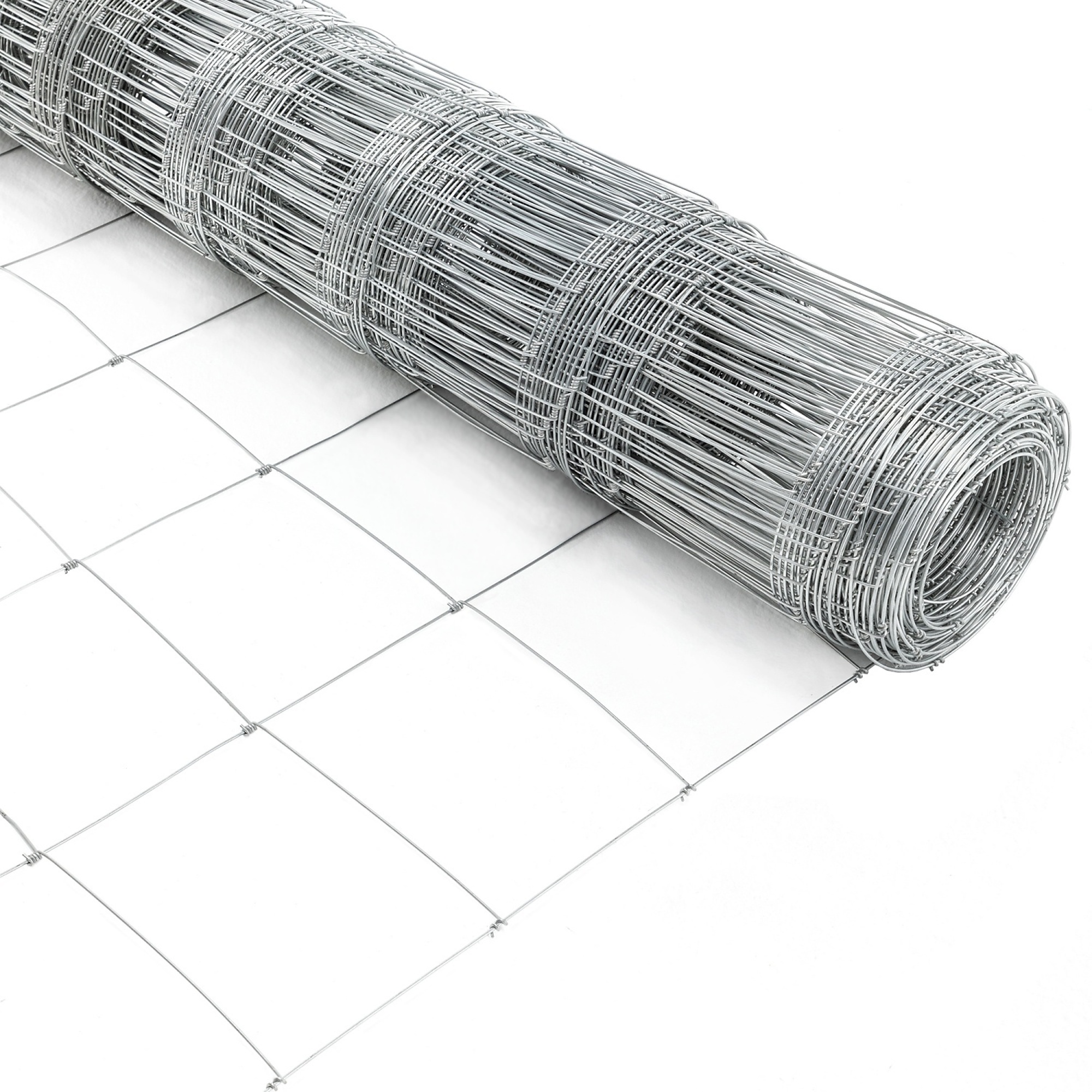BlackTeck Advanced Galvanized Farm Mesh — 4ft. x 164ft., 13-Gauge, Heavy-Duty, Rust-Resistant, Model# N2-298682